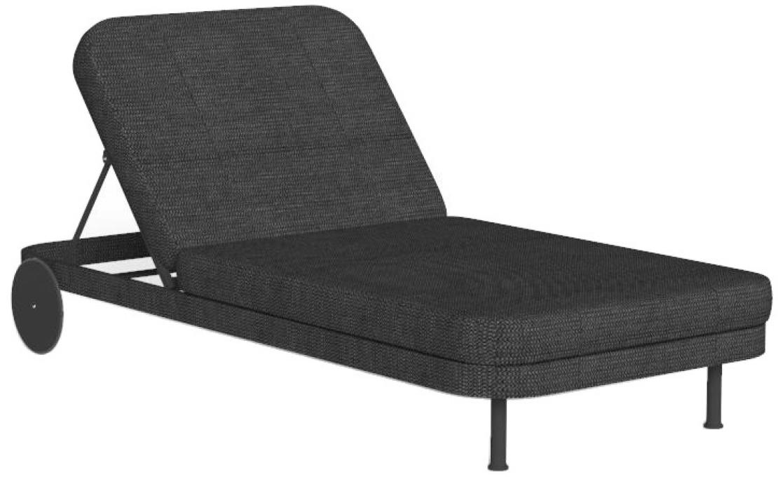 Шезлонг уличныйот фабрики Talenti модель SLAM SUN LOUNGER