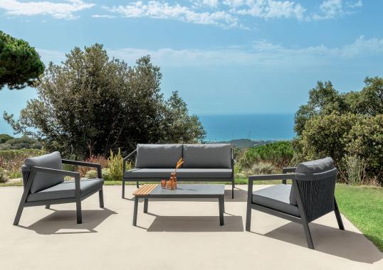 Уличный диван от фабрики Talenti модель NOVA SOFA-ARMS-