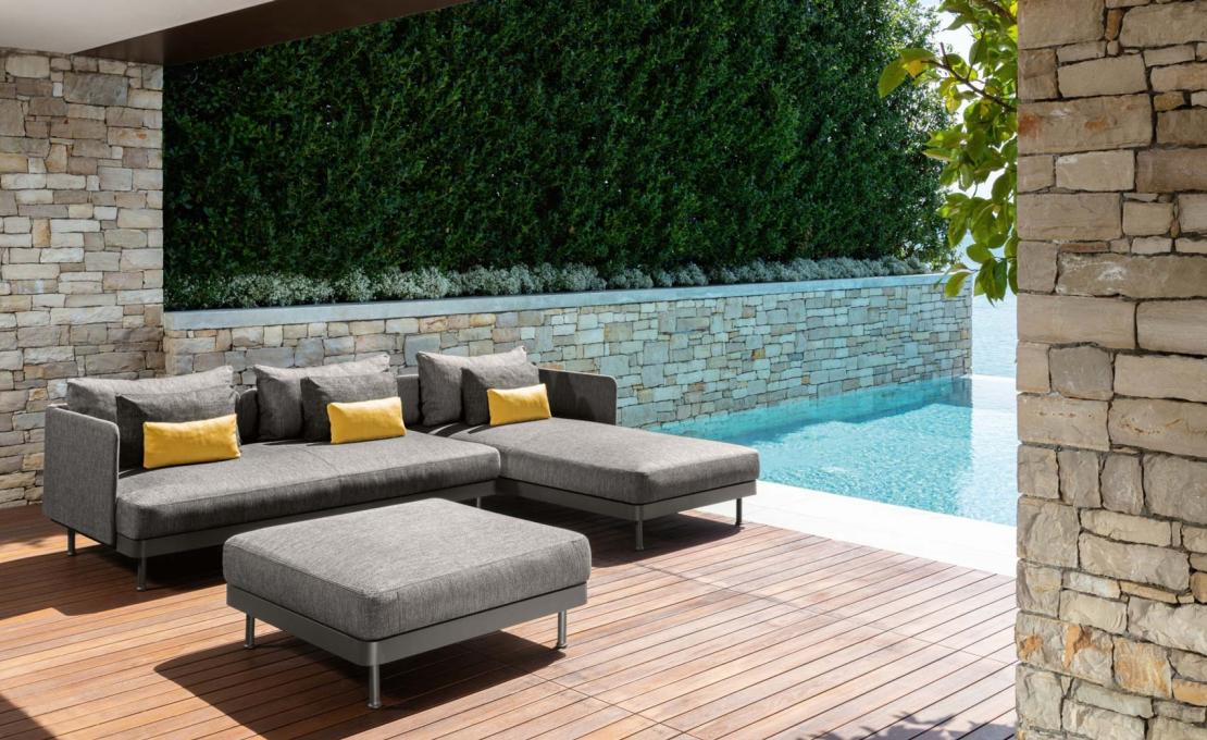 Уличный диван от фабрики Talenti модель Slam Modular Sofa