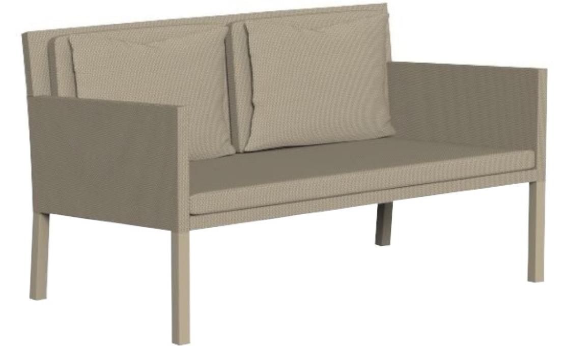Уличный диван от фабрики Talenti модель STEP SOFA
