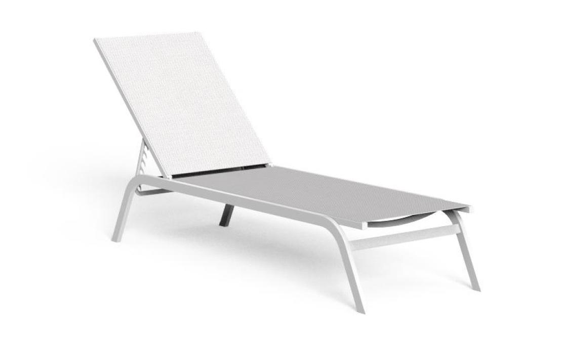 Шезлонг уличныйот фабрики Talenti модель STEP SUNBED
