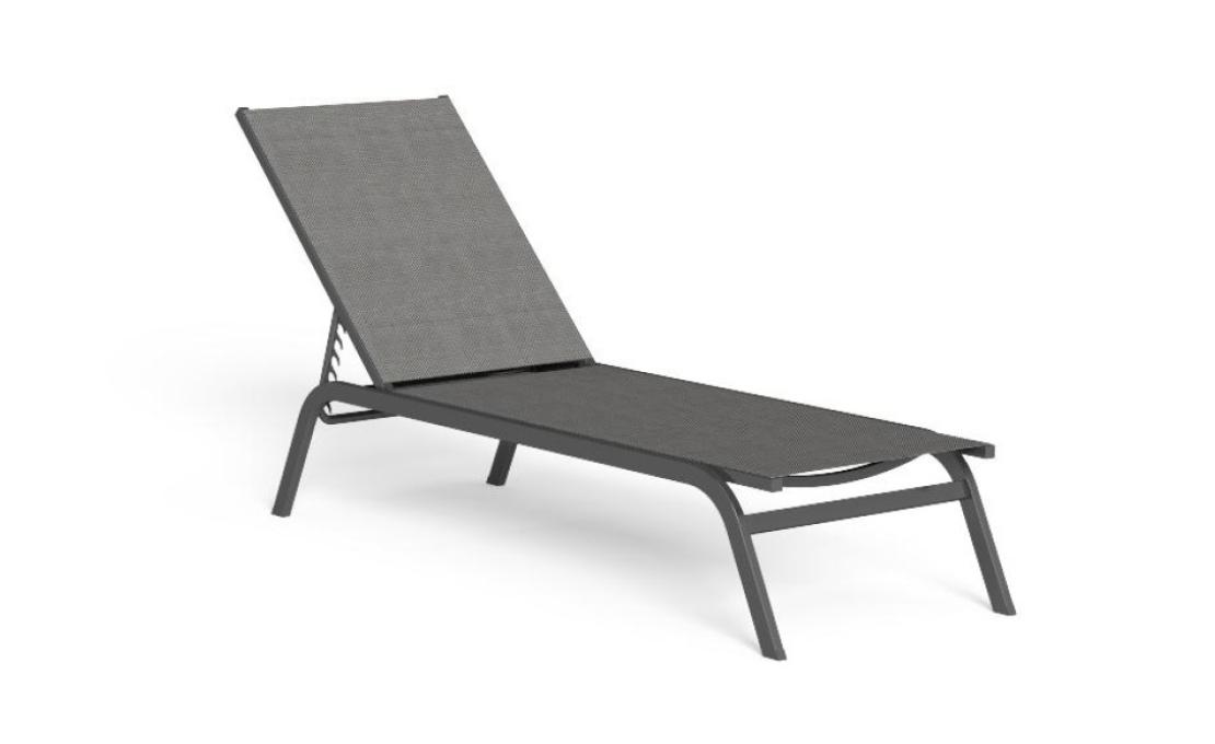 Шезлонг уличныйот фабрики Talenti модель STEP SUNBED