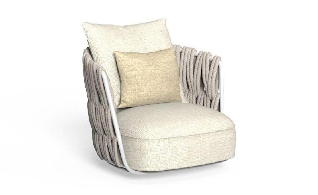 Уличное кресло от фабрики Talenti модель SWIPE SWIVEL ARM