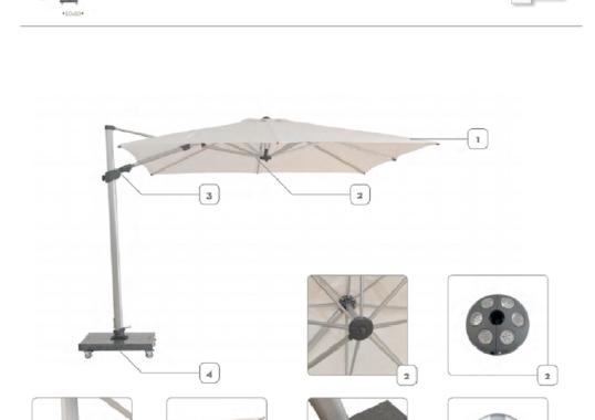 Зонтики Talenti Venere Parasol image 6