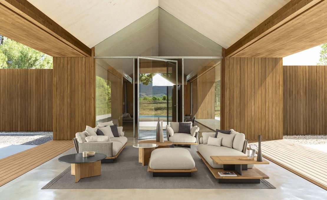 Уличный диван от фабрики Talenti модель VENICE LOVE SEAT