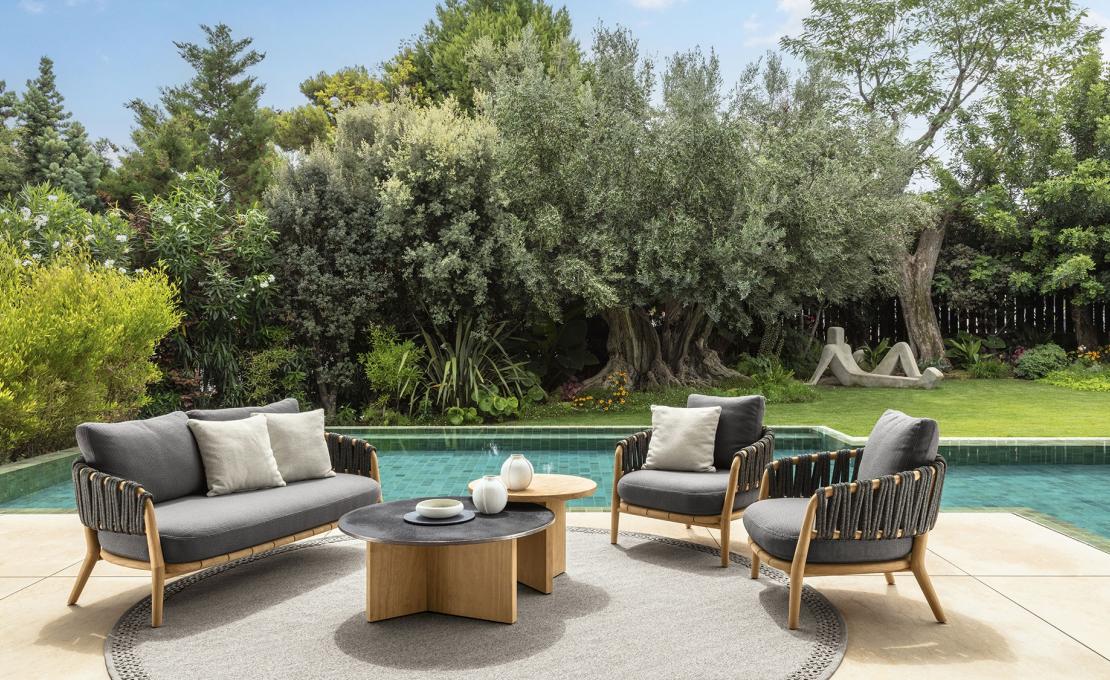 Уличный диван от фабрики Talenti модель VENICE LOVE SEAT