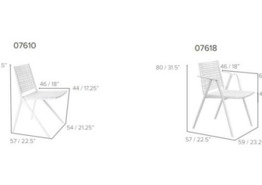 Уличный стул Tribù 0761/BRANCHCHAIR image 2