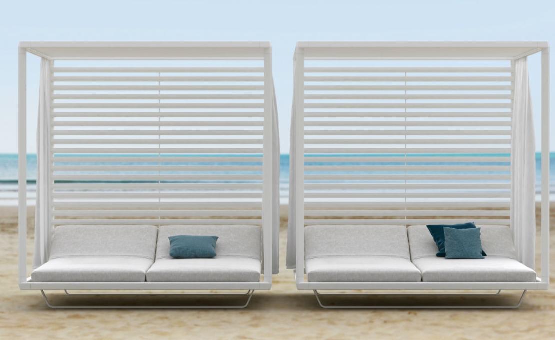 Уличная кушетка от фабрики Tribù модель PAVILIONDAYBED