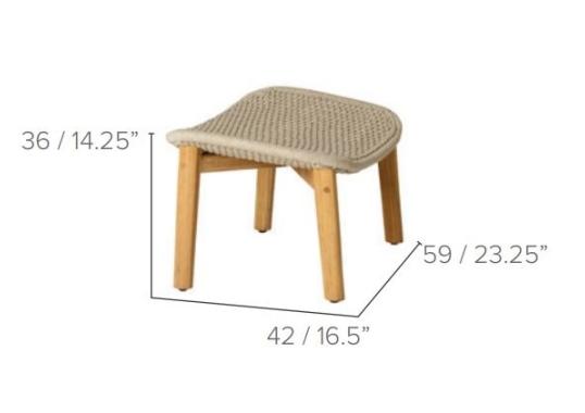 Уличный стул Tribù 02590/ELIOFOOTSTOOL image 2