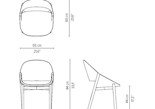 Уличный стул Tribù 02518/ELIOCHAIR image 2