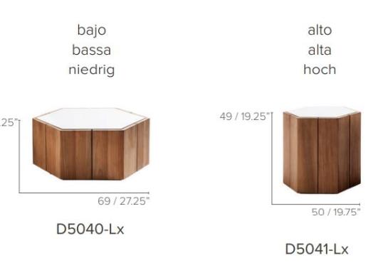 Уличный стол Tribù D504/HEXAGONTABLE image 2