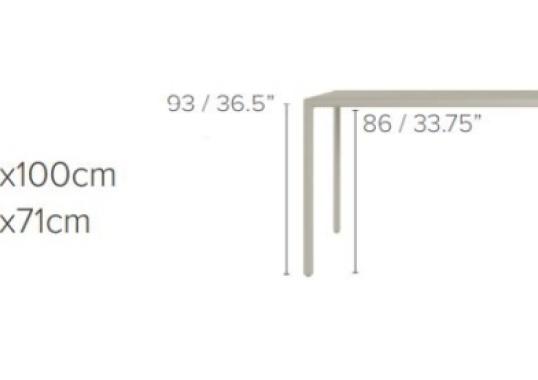 Уличный стол Tribù 0656/ILLUMCOUNTERTABLE image 2