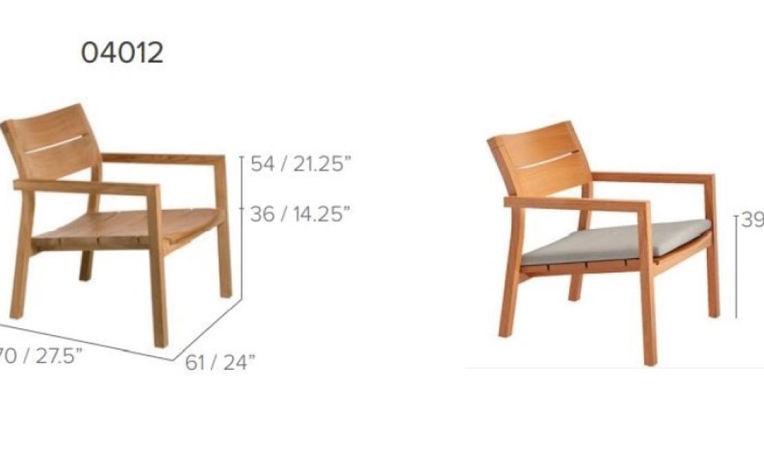 Уличное кресло от фабрики Tribù модель 04012+C04012SW