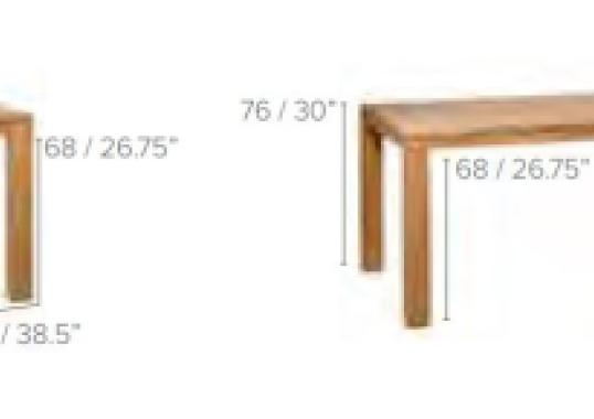 Уличный стол Tribù 040/KOSTEAKTABLE image 2