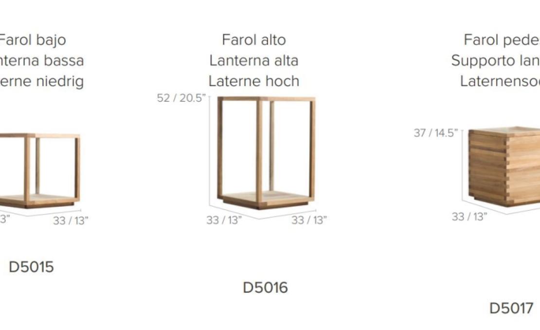 Уличное освещение от фабрики Tribù модель D501/LANTERNFLOORLAMP