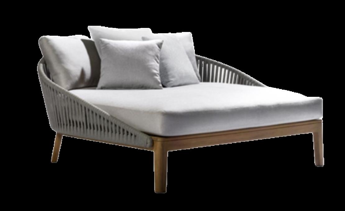 Уличная кушетка от фабрики Tribù модель 0625/MOODLOUNGEBED