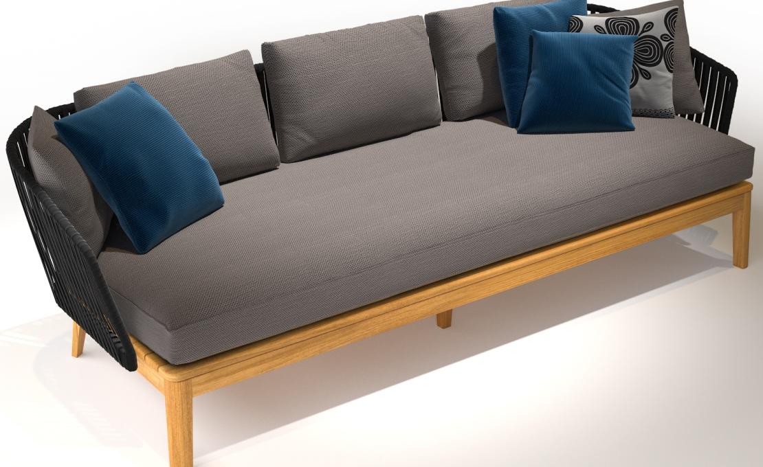 Уличный диван от фабрики Tribù модель 0620/MOODSOFA
