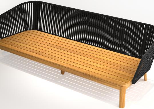 Уличный диван от фабрики Tribù модель 0620/MOODSOFA