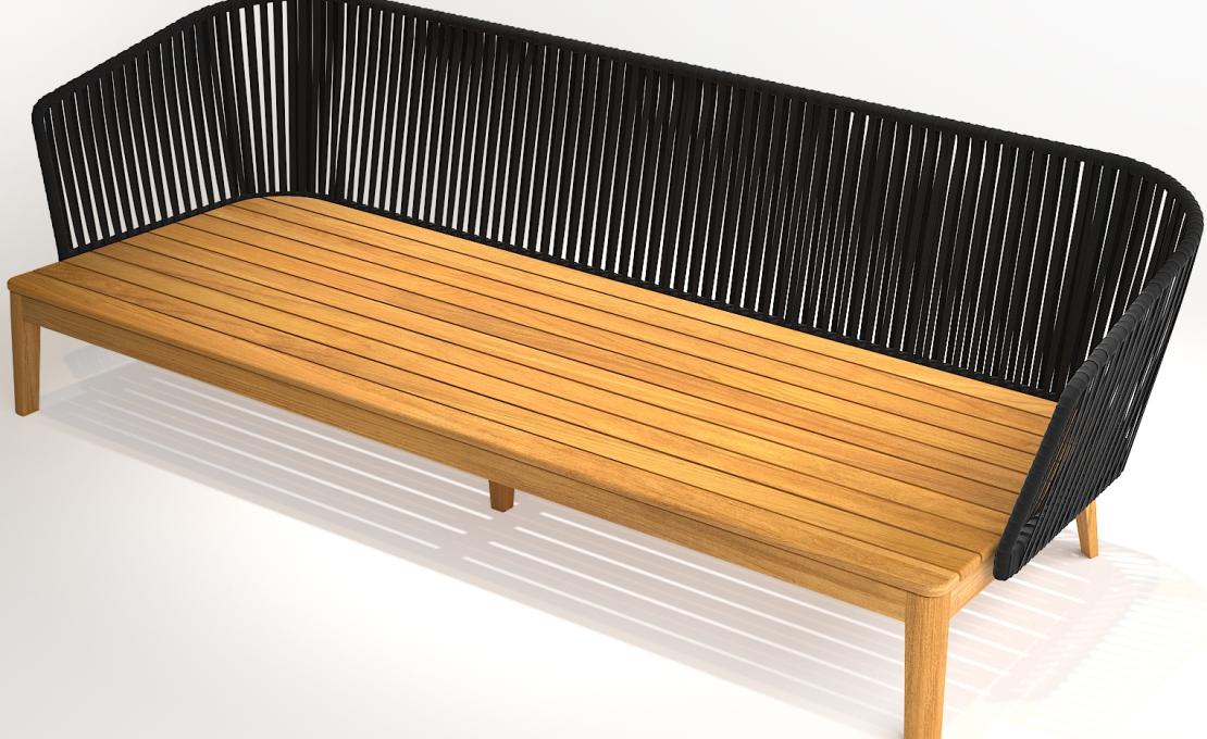 Уличный диван от фабрики Tribù модель 0620/MOODSOFA