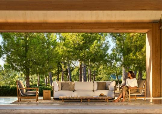 Уличный диван от фабрики Tribù модель NODI/MODULARSOFA