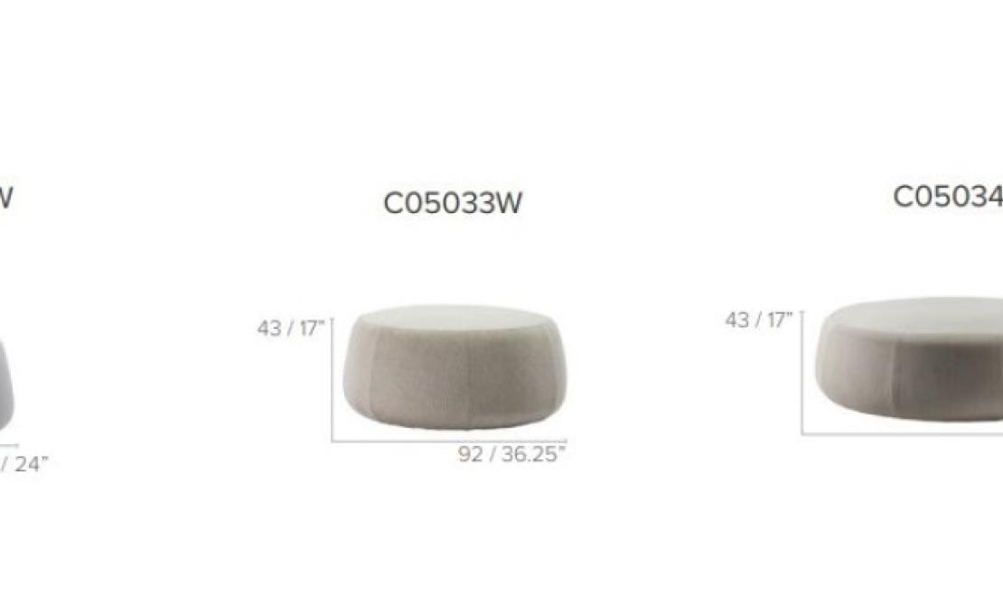 Уличный пуф от фабрики Tribù модель C0503/NOMADPOUF