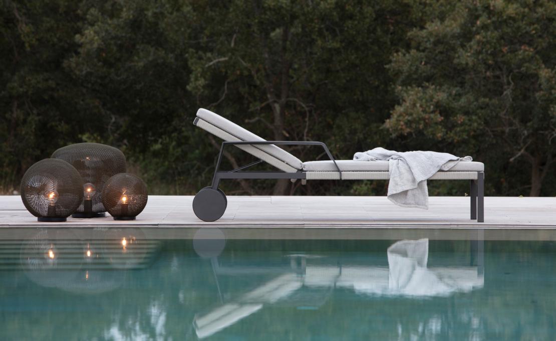 Шезлонг уличныйот фабрики Tribù модель 01940/NODISUNLOUNGER