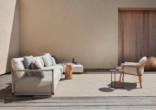 Уличный диван от фабрики Tribù модель NODI/MODULARSOFA