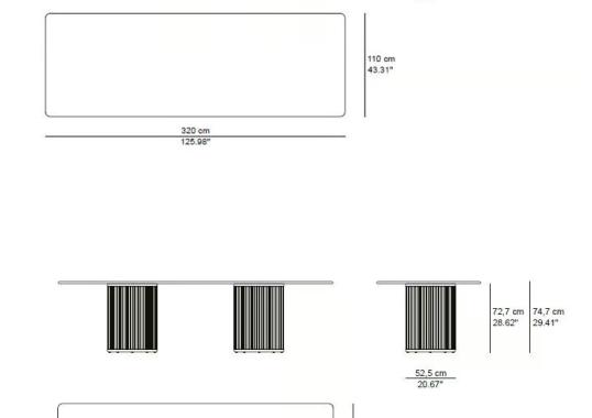Уличный стол Tribù OTTO/TABLE image 2