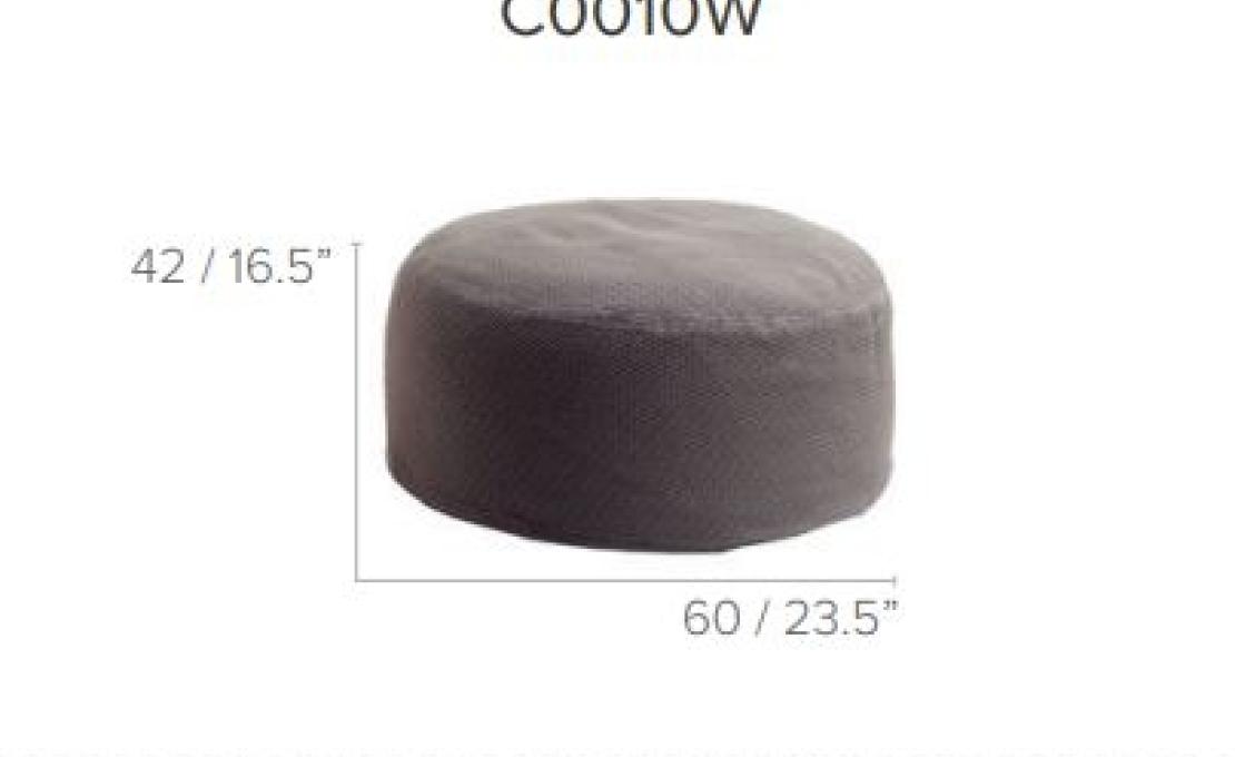 Уличный пуф от фабрики Tribù модель C00/POUFS