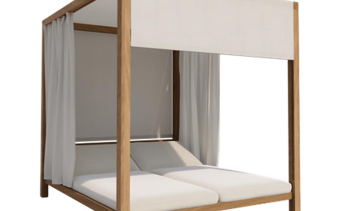 Уличная кушетка от фабрики Tribù модель PURE/DAYBED