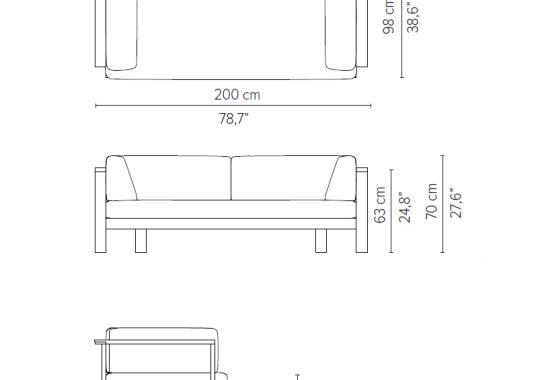 Уличный диван Tribù PURESOFATEAK/SOFA image 2