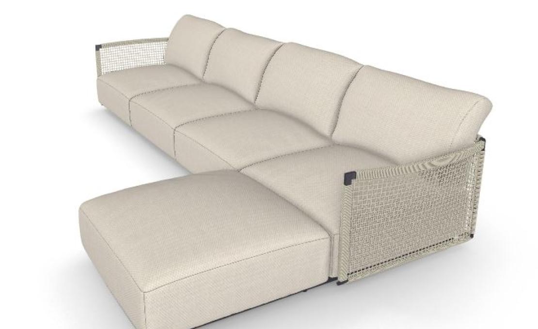 Уличный диван от фабрики Tribù модель NODI/MODULARSOFA