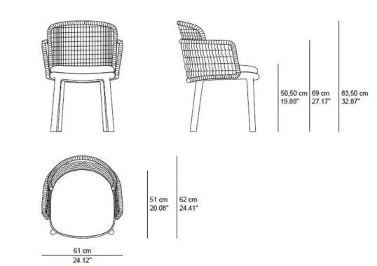 Уличный стул Tribù SURO/CHAIR image 2