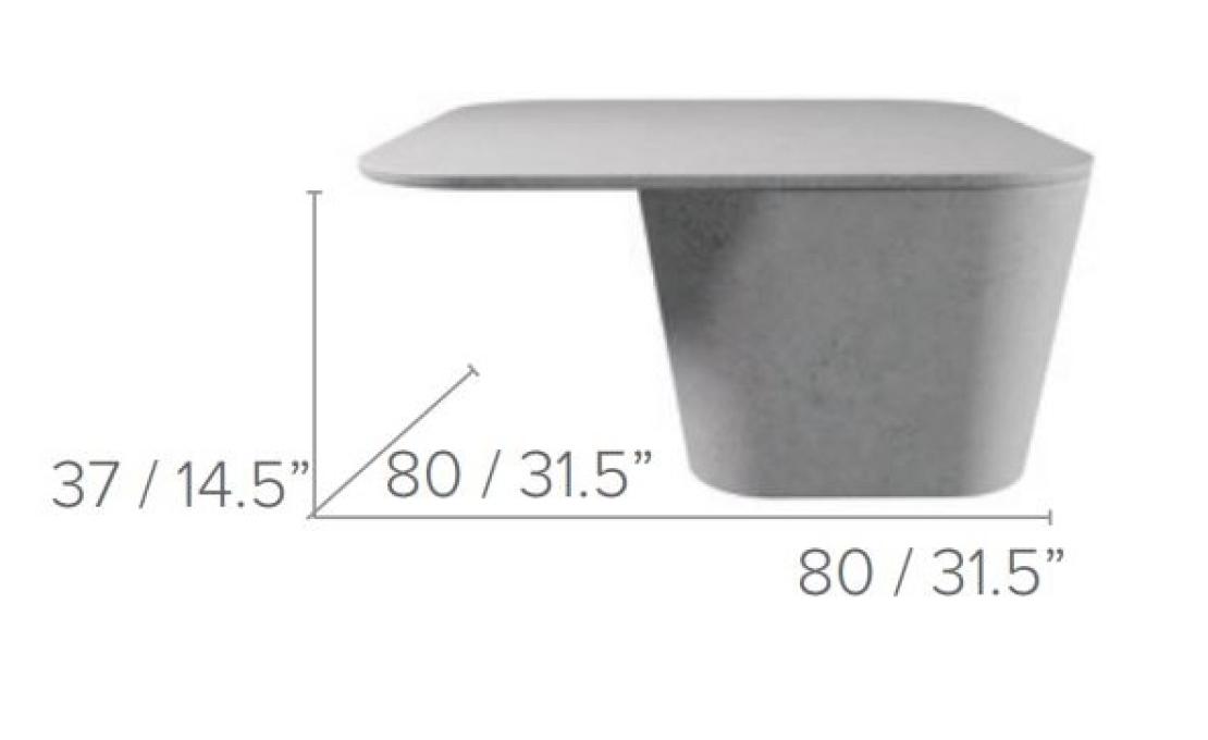 Уличный стол от фабрики Tribù модель 01682/TAOCOFFEETABLE