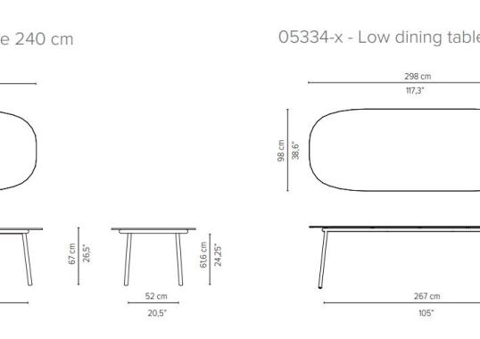 Уличный стол от фабрики Tribù модель 05355/TOSCATABLE