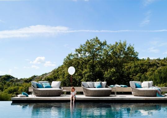 Уличная кушетка от фабрики Tribù модель 05349/TOSCADAYBED