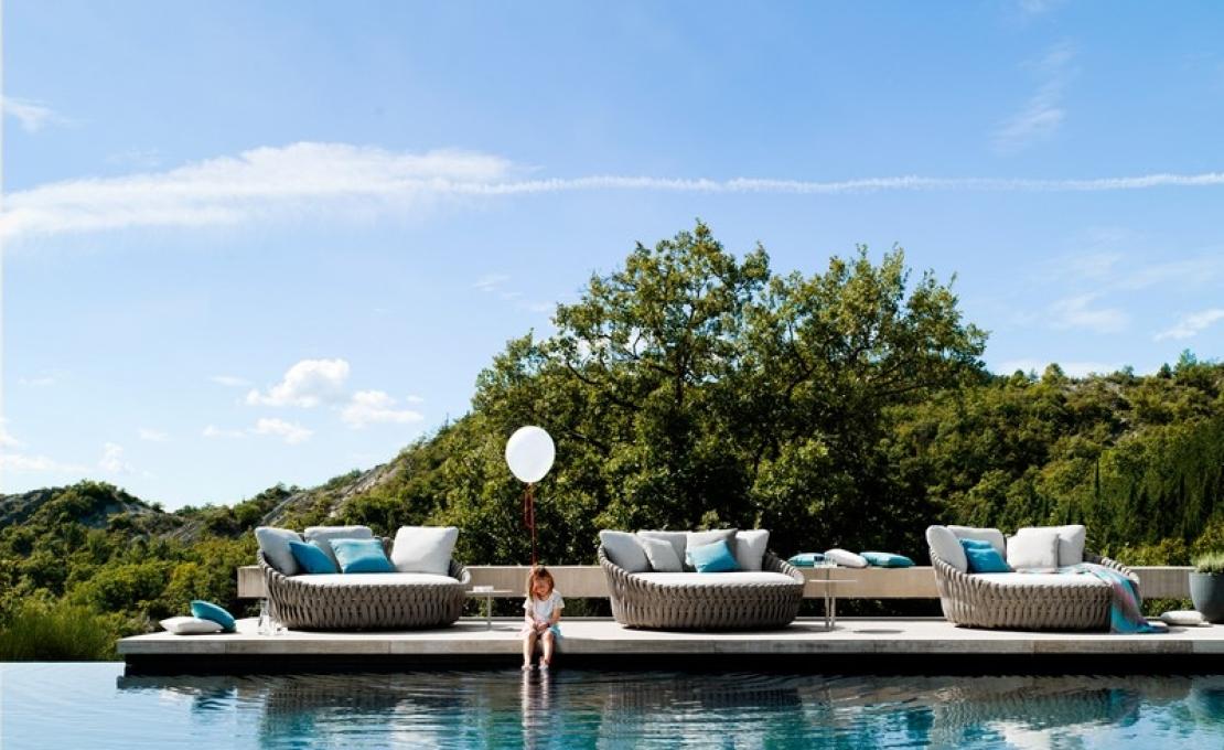 Уличная кушетка от фабрики Tribù модель 05349/TOSCADAYBED