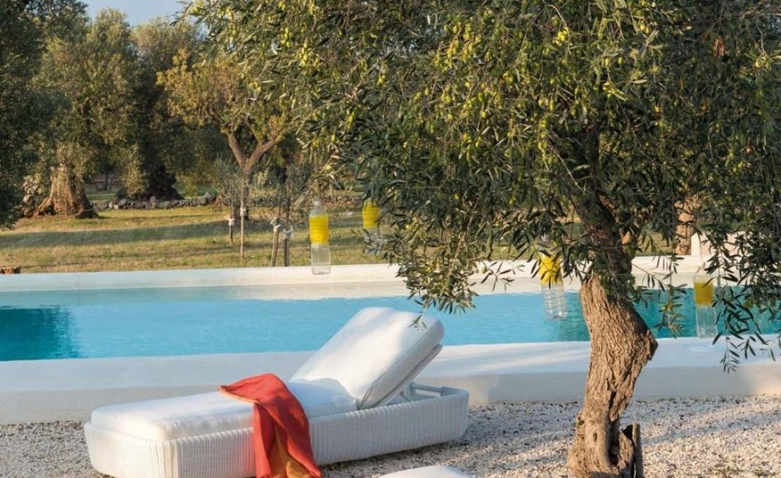 Шезлонг уличныйот фабрики Unopiù модель AGLE-Agorà Sunlounger