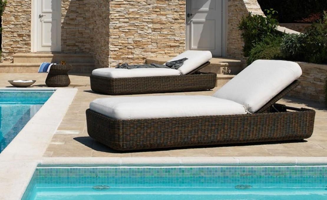 Шезлонг уличныйот фабрики Unopiù модель AGLE-Agorà Sunlounger