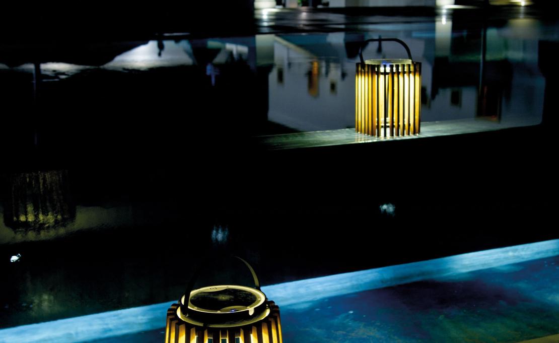 Торшер от фабрики Unopiù модель Solare Floor/Table Lamp