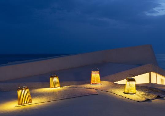 Торшер от фабрики Unopiù модель Solare Rope  Floor/Table Lamp