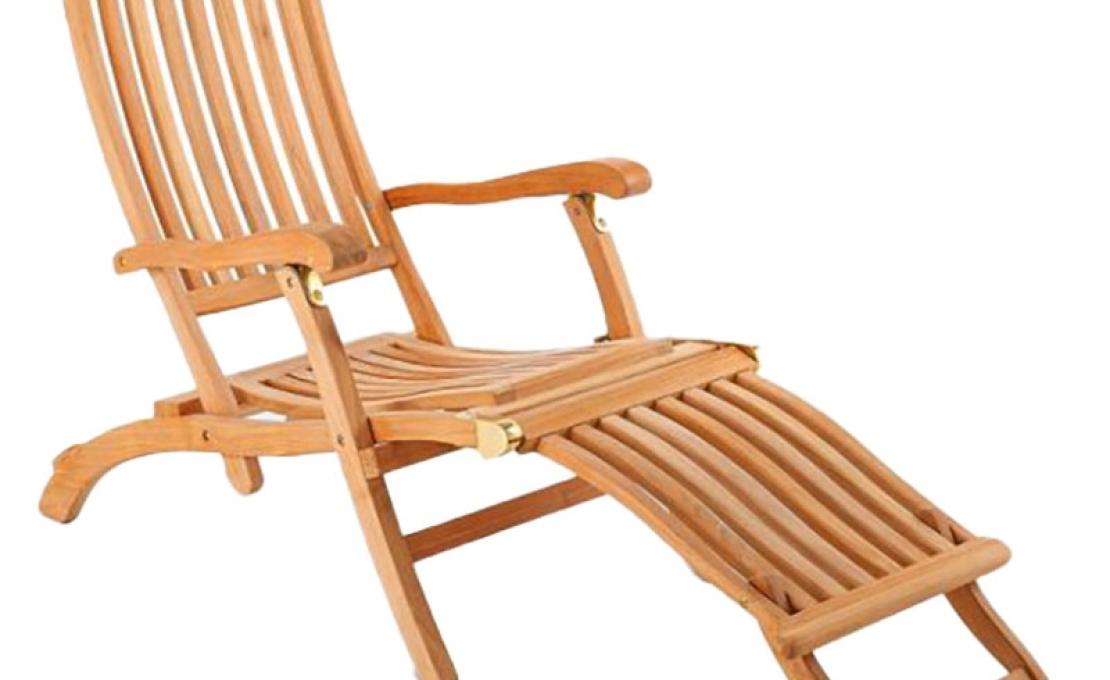 Шезлонг уличныйот фабрики Unopiù модель GRTIT-Chelsea Chaise Longue
