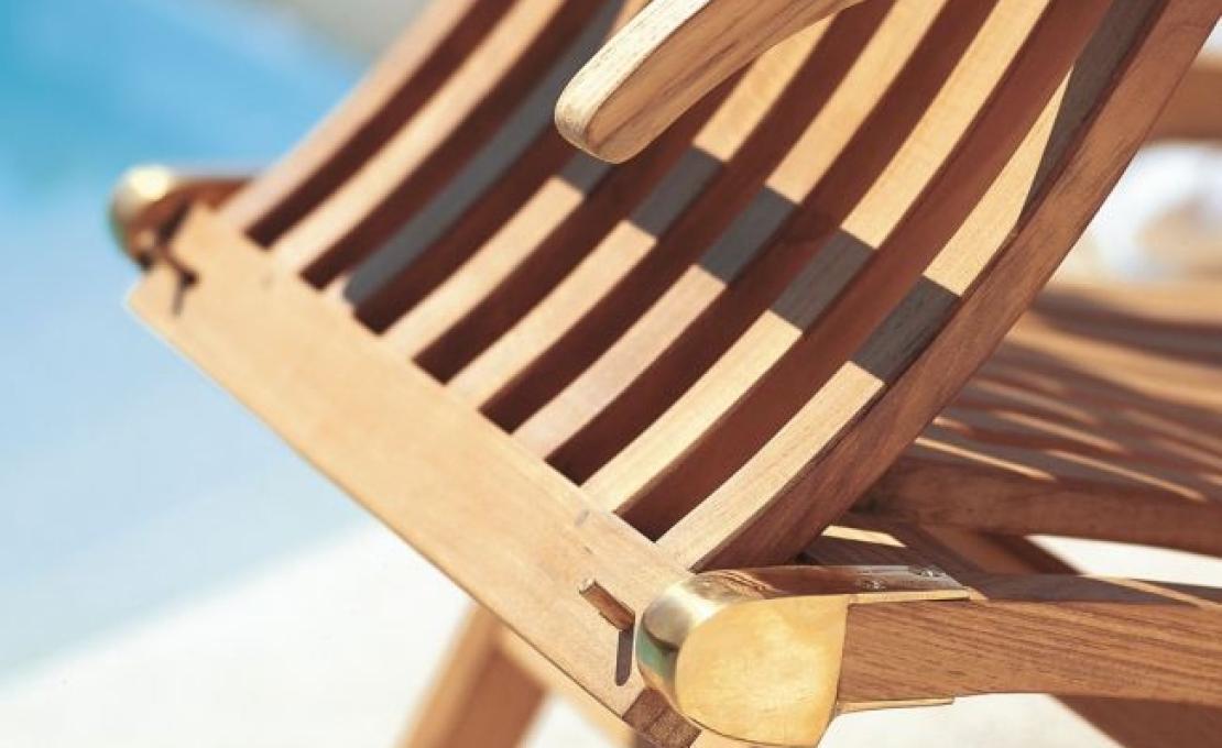 Шезлонг уличныйот фабрики Unopiù модель GRTIT-Chelsea Chaise Longue