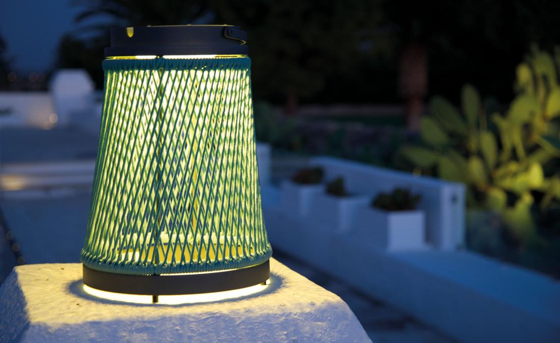 Торшер от фабрики Unopiù модель Solare Rope  Floor/Table Lamp