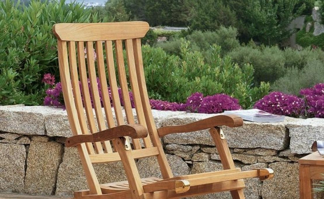 Шезлонг уличныйот фабрики Unopiù модель GRTIT-Chelsea Chaise Longue