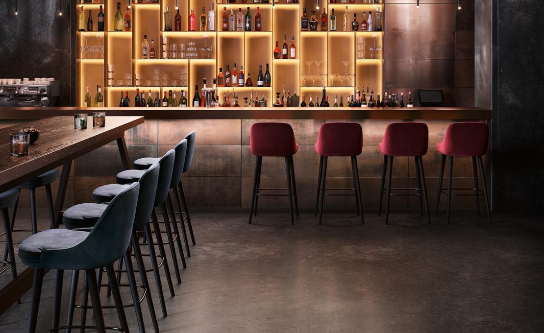 Барный стул от фабрики Walter Knoll модель 375 Bar