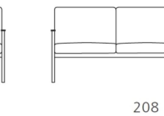 Диван от фабрики Walter Knoll модель Fabricius Sofa