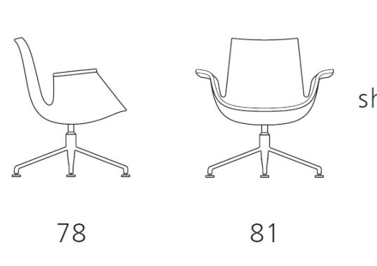 Офисный Стул от фабрики Walter Knoll модель 6727-3G