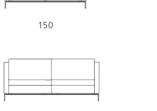 Диван от фабрики Walter Knoll модель Foster 500 Sofa