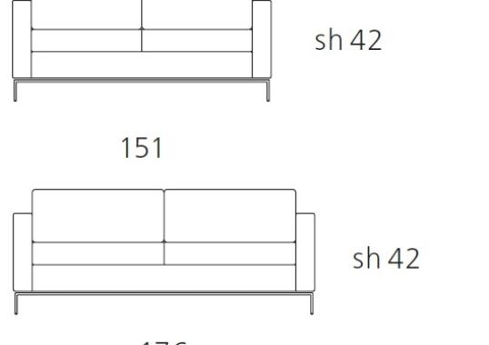 Диван от фабрики Walter Knoll модель Foster 502 Sofa